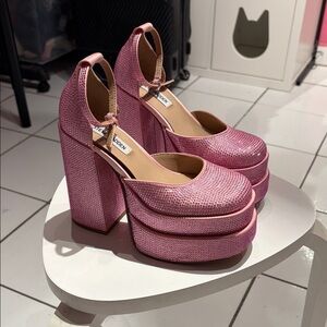 Steve Madden Charlize Platform Heels Pink